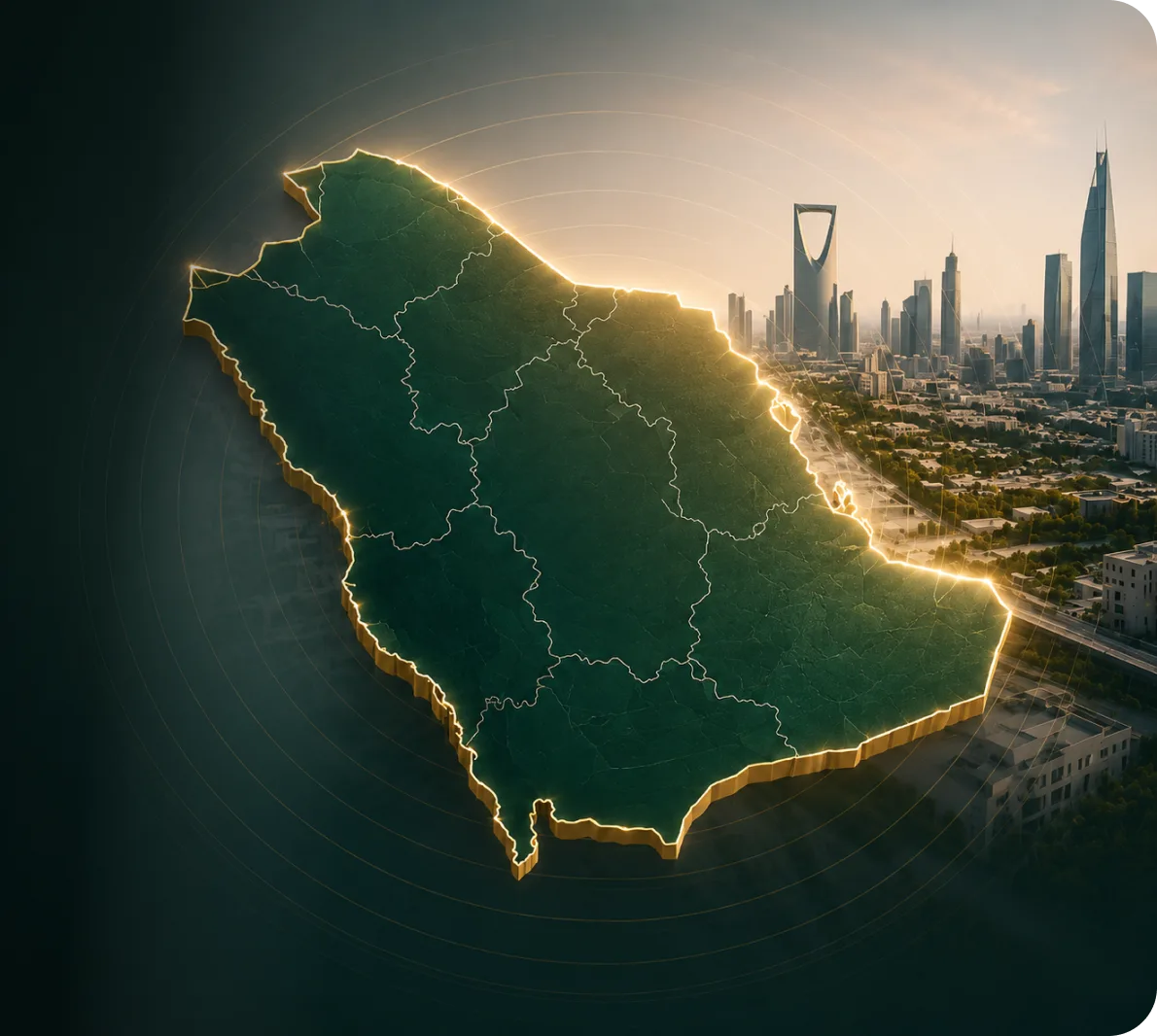 Saudi Arabia coverage map